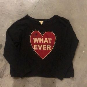 Whatever sweatshirt top ❤️